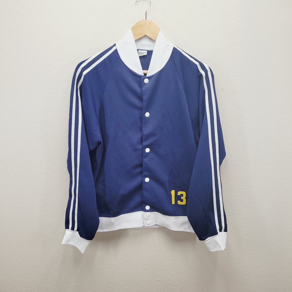 VTG 70s Champion Track Jacket Mens Small / Womens M USA Made